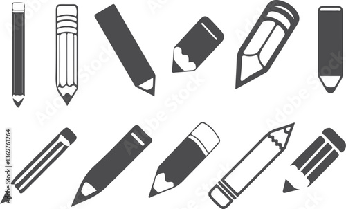 Pencil  Bundle vector file.