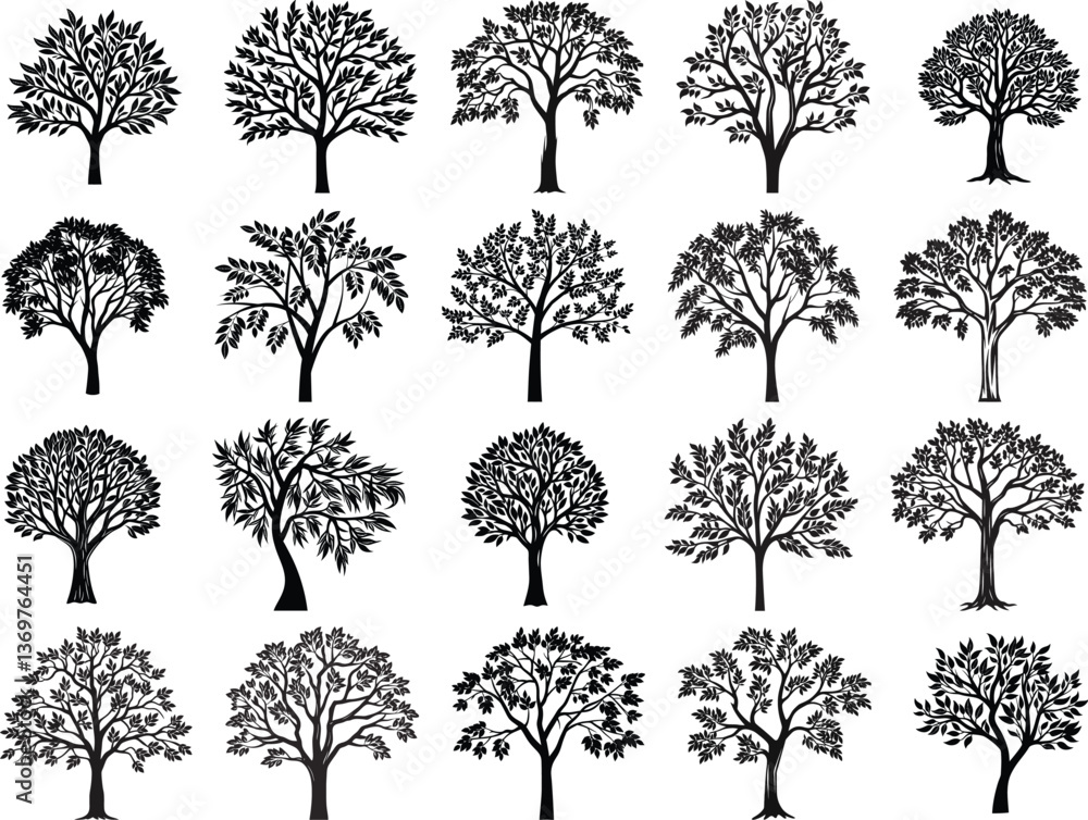 Obraz premium Ash Tree Svg Bundle