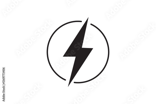 flash lightning bolt icon set. flash thunder power icon. Electric symbols set. Electric lightning symbols. Flash light sign. Electric vector icons, Bolt lightning flash icons