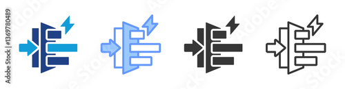 New Competitor icon set multiple style collection