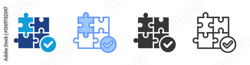 Error Proofing icon set multiple style collection