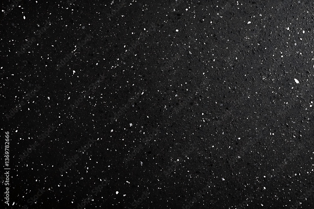 Black galaxy granite texture background with white spots, elegant stone surface material Black galaxy granite texture background with white spots, elegant stone surface material