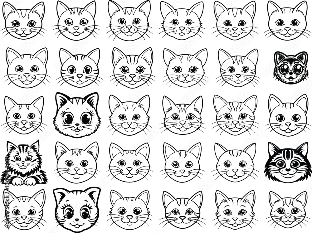 Cute cat face svg Cute cat face svg