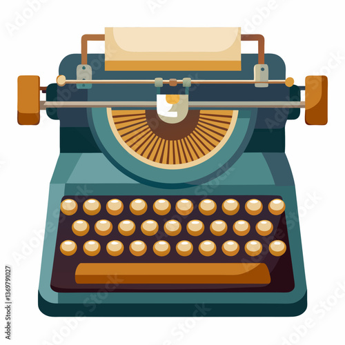 old fashioned typewriter