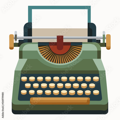 old fashioned typewriter