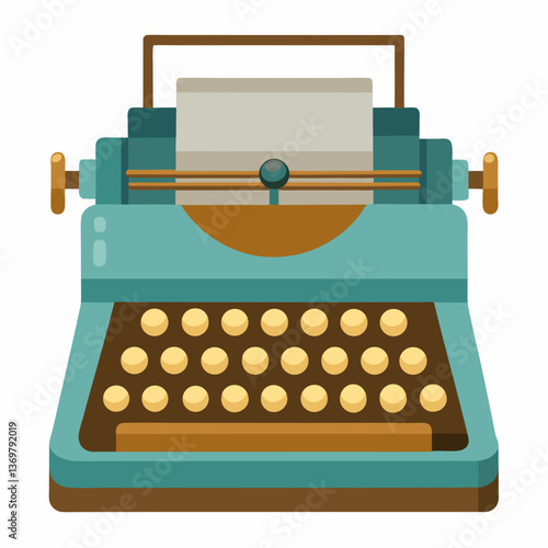 old fashioned typewriter