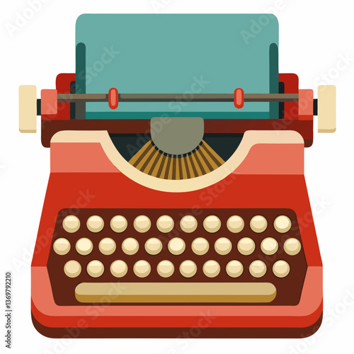 old fashioned typewriter