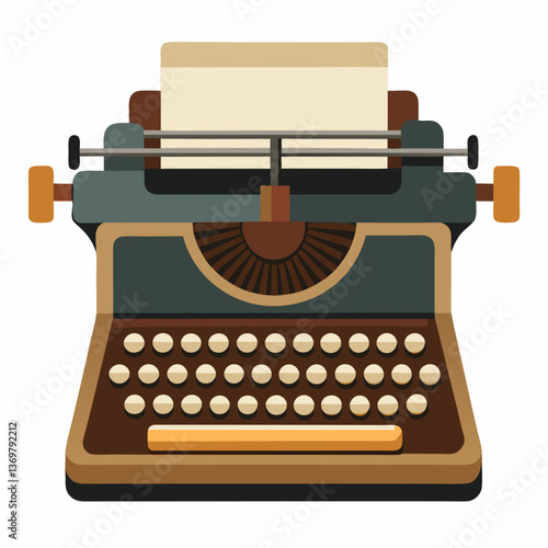 old fashioned typewriter