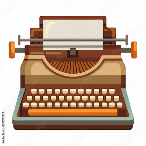 old fashioned typewriter