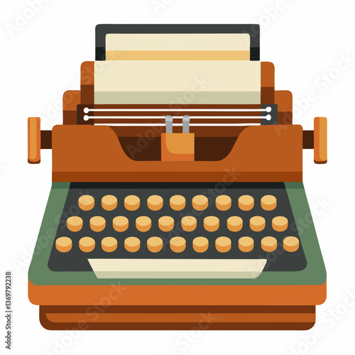 old fashioned typewriter