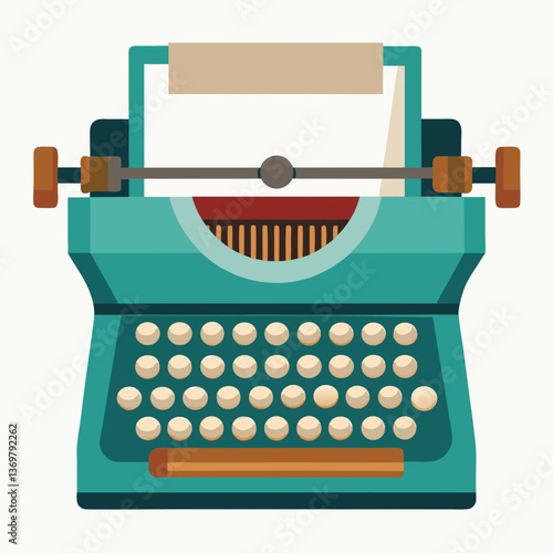 old fashioned typewriter