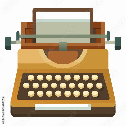 old fashioned typewriter