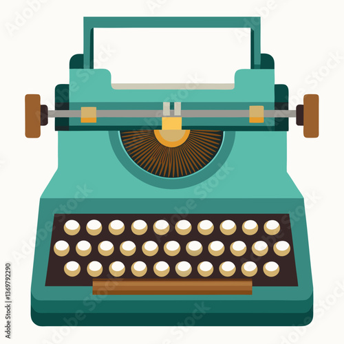 old fashioned typewriter
