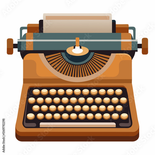 old fashioned typewriter