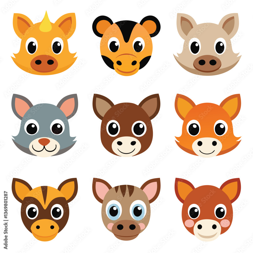 Fototapeta premium A diverse Vector set Illustrator Artwork Design 