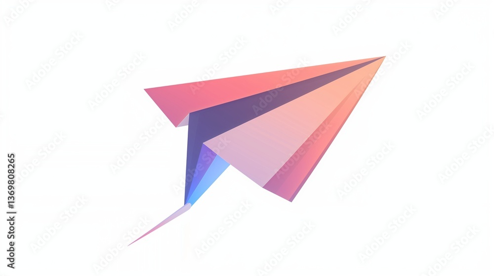 A paper airplane icon with a sharp, angular design, outlined on a white background. A paper airplane icon with a sharp, angular design, outlined on a white background.