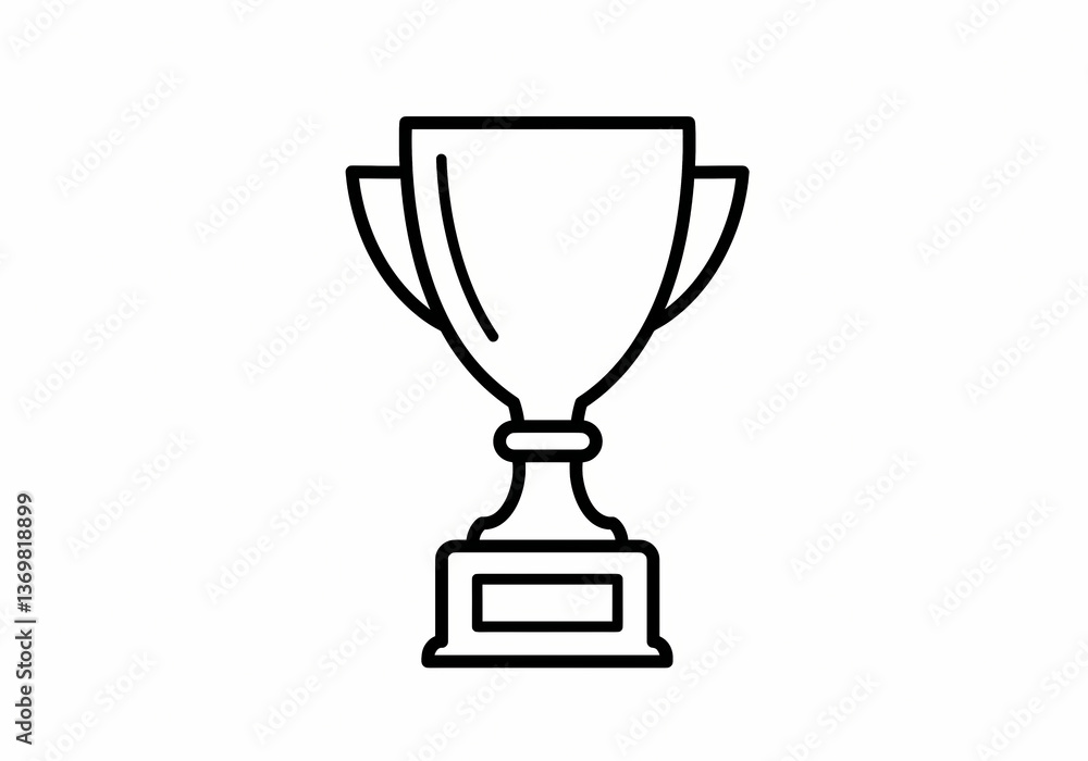 Champions Trophy Line Art Champions Trophy Line Art