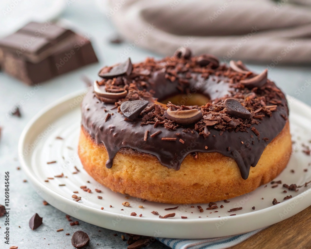 chocolate donut cake with chocolate icing chocolate donut cake with chocolate icing