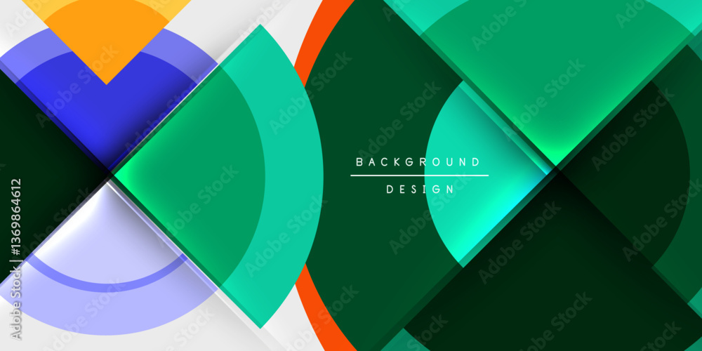 Target circle geometric abstract shapes. Vector Illustration For Wallpaper, Banner, Background, Card, Book Illustration, landing page