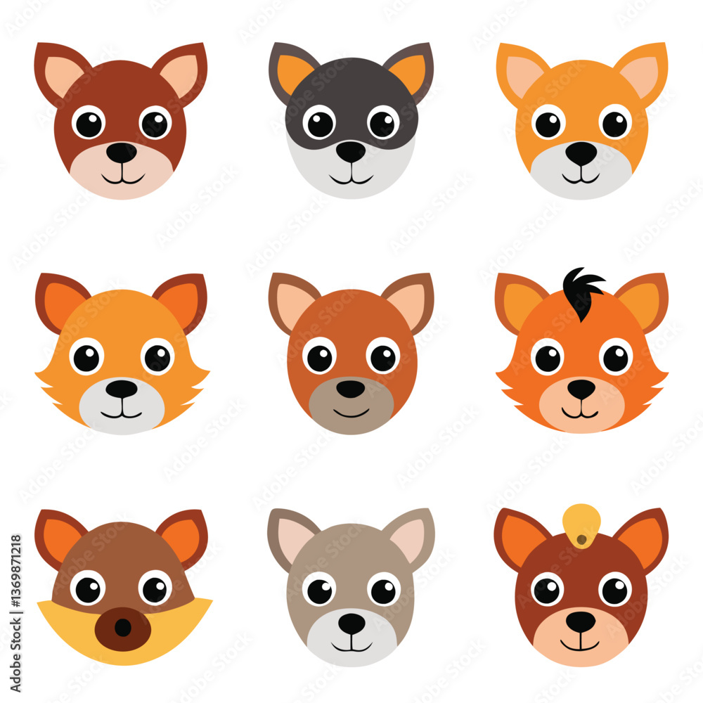 Fototapeta premium A diverse Vector set Illustrator Artwork Design