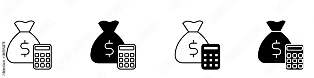 Money and finance icon vector set. Interest and taxes illustration sign collection. Budget and income symbol or logo. Money and finance icon vector set. Interest and taxes illustration sign collection. Budget and income symbol or logo.