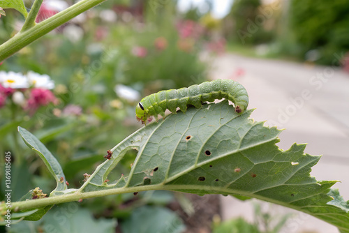 Green caterpillar