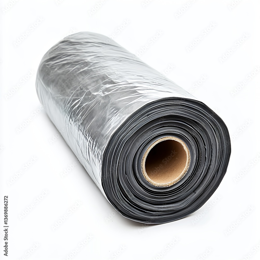 Rolled Dark Gray Flexible Sheet with Metallic Silver Surface Rolled Dark Gray Flexible Sheet with Metallic Silver Surface