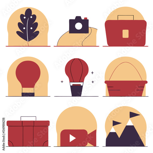 A diverse Vector set Illustrator Artwork Design
