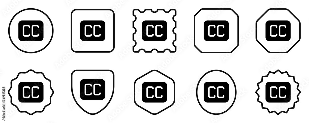 Editable close captioning sign vector icon. Part of a big icon set family. Perfect for web and app interfaces, presentations, infographics, etc Editable close captioning sign vector icon. Part of a big icon set family. Perfect for web and app interfaces, presentations, infographics, etc