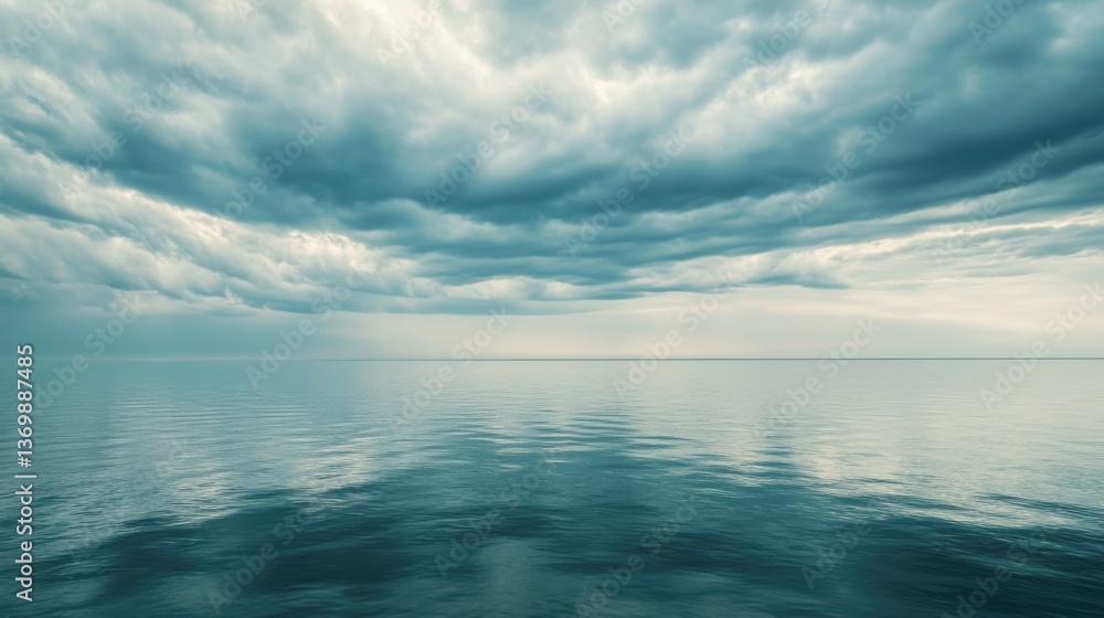 Fototapeta premium The mystical horizon looked like the edge of another world