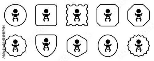 Editable baby, nursing room vector icon. Part of a big icon set family. Perfect for web and app interfaces, presentations, infographics, etc