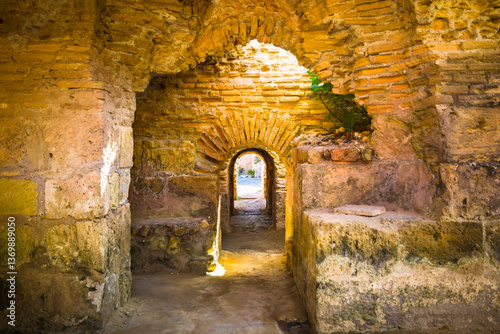 The Baths of Antoninus, ruins of ancient Carthage, Tunisia.