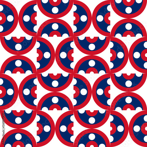 curve pattern of laos flag. geometric background for decoration. vector illustration