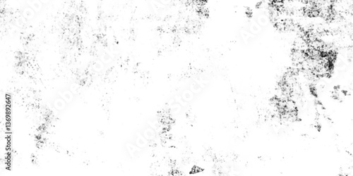 Vector old grunge wall black and white dust, Distressed vector damage wall grunge black sketch texture,dirt overlay or screen effect use for grunge background vintage.white dust overlay textured
