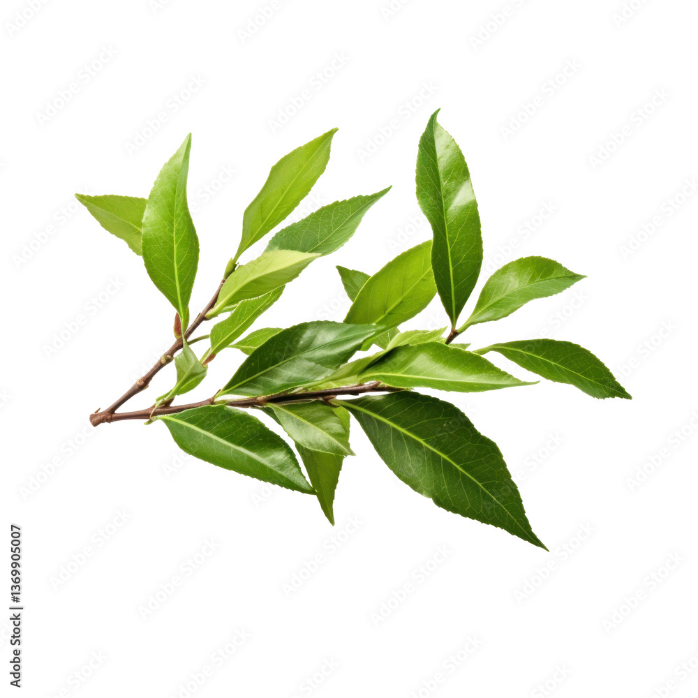 Nature's Tea Leaves on transparent background Nature's Tea Leaves on transparent background