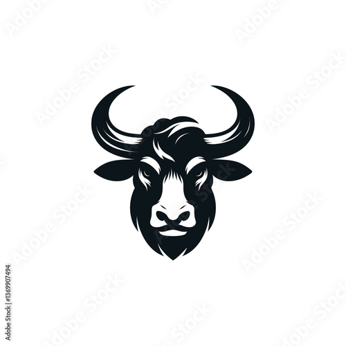 Wallpaper Mural vector illustration of a bull Torontodigital.ca