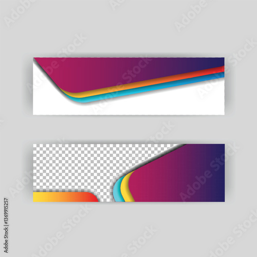 Colorful Abstract Layered Banners (2) Free Download Colorful Abstract Layered Banners (2) - GFXLoad