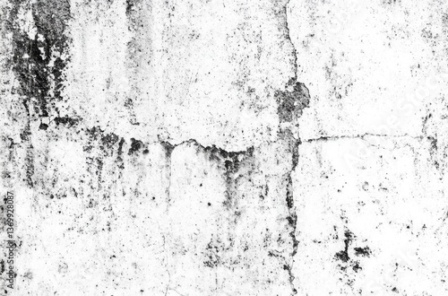 Wallpaper Mural Black and White Abstract Painting Print - Modern Minimalist Wall Art Torontodigital.ca