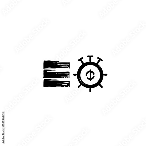 Virus economic impact, illustration conceptualization