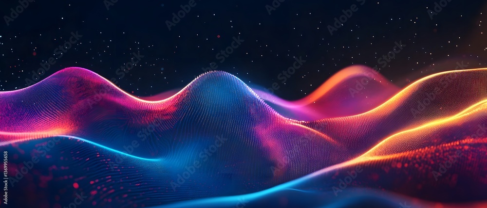 Vibrant digital data landscape Vibrant digital data landscape