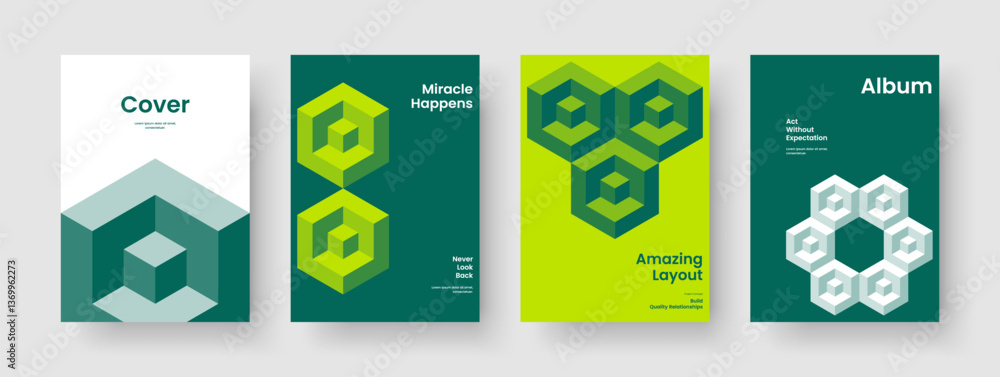 Fototapeta premium Abstract Business Presentation Template. Geometric Book Cover Layout. Modern Brochure Design. Background. Flyer. Report. Banner. Poster. Magazine. Newsletter. Handbill. Journal. Portfolio. Leaflet