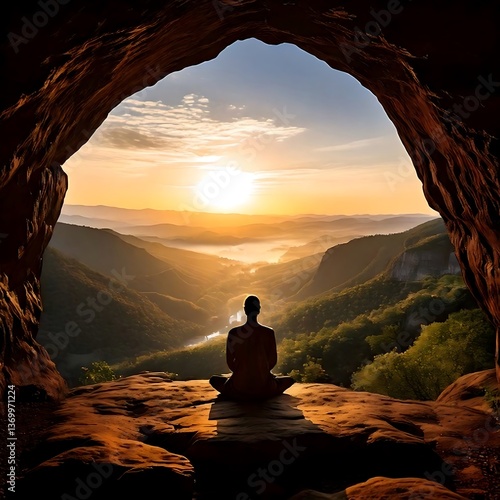 Elegant International Yoga Day Background with Lotus