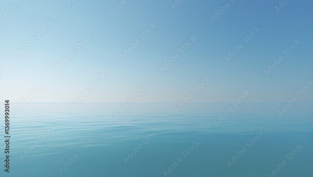 Gentle Blue Sky Gradient with Soft Clouds Backgro Gentle Blue Sky Gradient with Soft Clouds Backgro