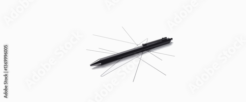Sleek touch pen showcasing precision design against white background, functionality