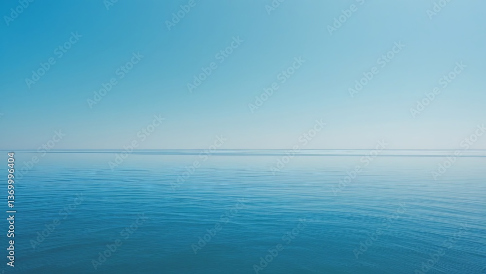 Gentle Blue Sky Gradient with Soft Clouds Backgro Gentle Blue Sky Gradient with Soft Clouds Backgro