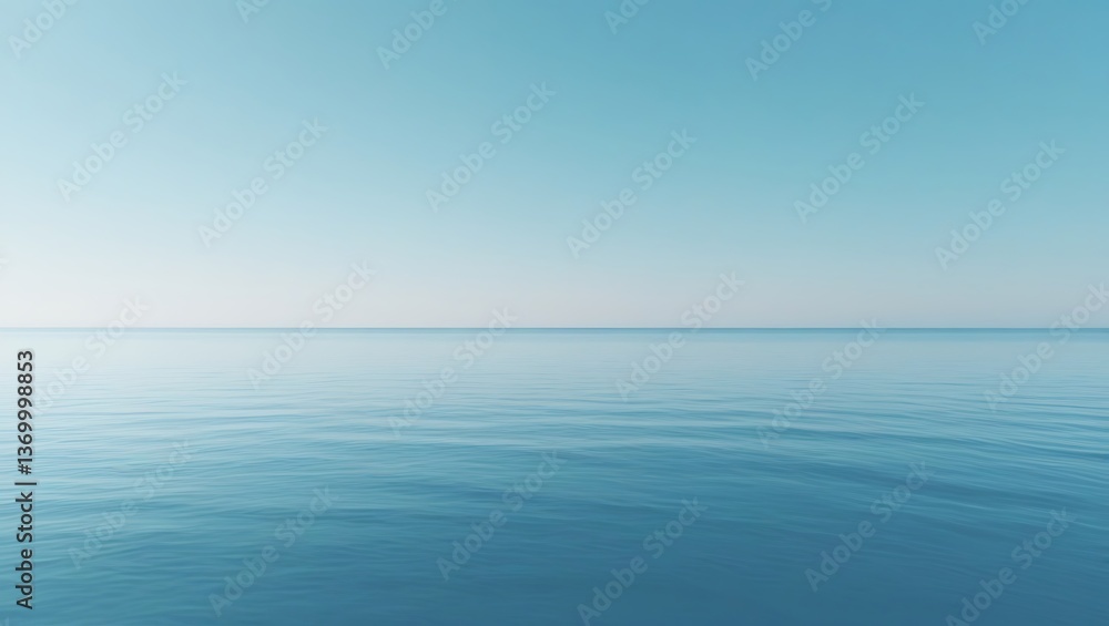 Gentle Blue Sky Gradient with Soft Clouds Backgro Gentle Blue Sky Gradient with Soft Clouds Backgro