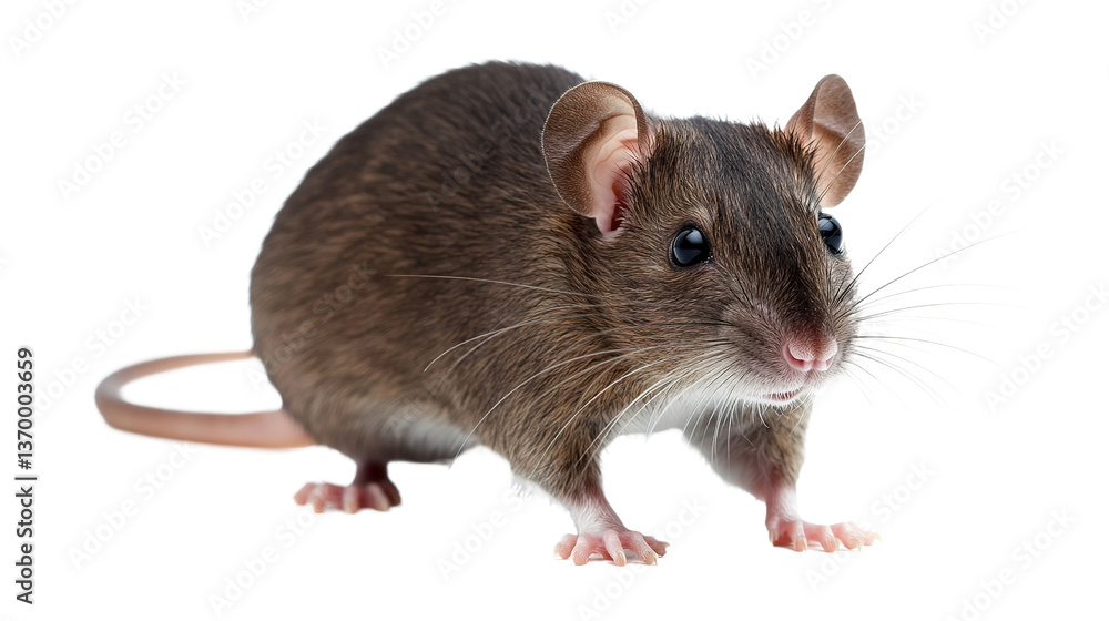 Alert squeaking rat urban environment animal photography detailed close-up view animal behavior insights Alert squeaking rat urban environment animal photography detailed close-up view animal behavior insights