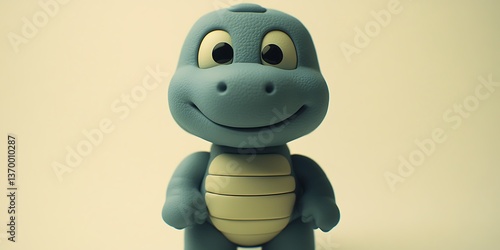 Cute Dinosaur Toy Studio Shot