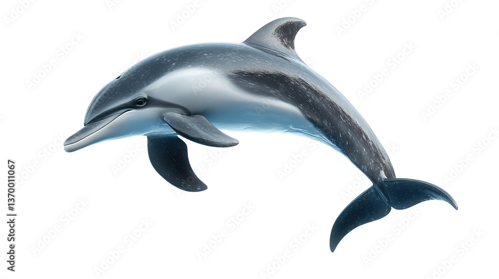 Obraz premium Joyful dolphin leaping in ocean waters underwater photography tropical environment dynamic viewpoint
