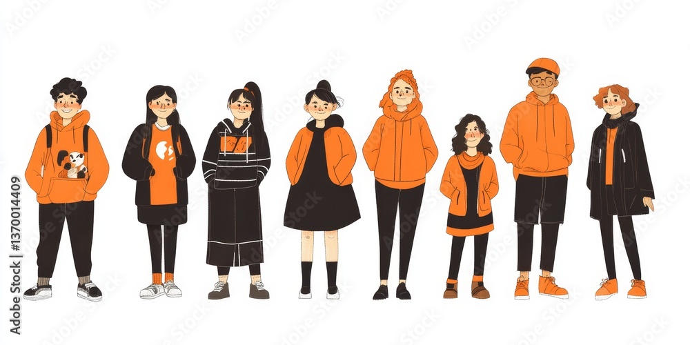 Obraz premium group of business people isolated